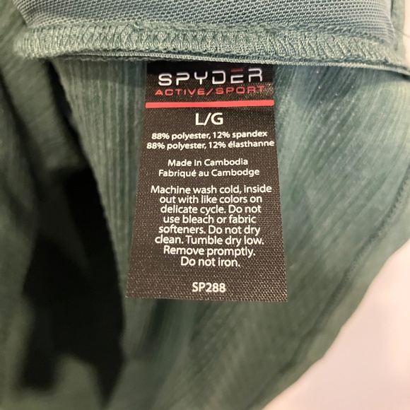 Green Spyder Active Women's Top (L) - Picture 4 of 4